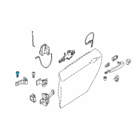 OEM BMW 340i GT xDrive Torx-Countersunk Screw Diagram - 07-14-7-266-068