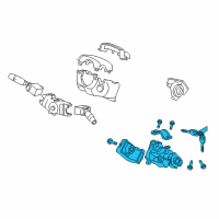 OEM Honda Pilot Lock Assy., Steering Diagram - 06351-SZA-A01