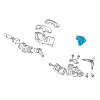 OEM 2008 Honda Accord Immobilization & Keyless Unit Diagram - 39730-TA0-A01