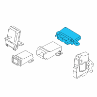 OEM 2019 Ford F-350 Super Duty Module Diagram - HC3Z-14G372-B