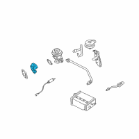 OEM 2002 Nissan Xterra EGR Passage Diagram - 14711-F4500