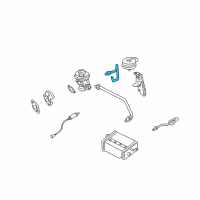 OEM 2004 Nissan Frontier Tube Assy-TDV Control Diagram - 14750-F4500