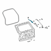 OEM 2022 Lincoln Aviator HINGE ASY Diagram - LC5Z-7842901-A