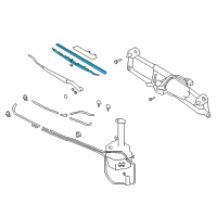 OEM 2012 Hyundai Azera WIPER Blade 18 Diagram - 99H09-AKA18-C