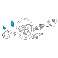 OEM 2017 Buick LaCrosse Paddle Switch Diagram - 23156476