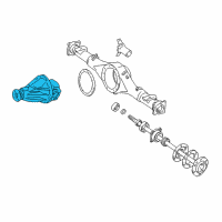 OEM 1987 Toyota Pickup Rear Differential Carrier Assembly Diagram - 41110-35260