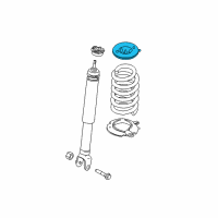 OEM 2010 Lincoln MKS Upper Spring Insulator Diagram - DB5Z-5586-A