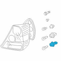 OEM 1999 Acura Integra Plug, Socket Diagram - 33302-ST7-A01