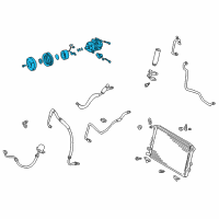 OEM Toyota Sequoia A/C Compressor Diagram - 883100C030