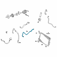 OEM 2001 Toyota Sequoia AC Tube Diagram - 88716-0C220