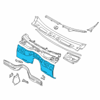 OEM 2010 BMW 128i Splash Wall Diagram - 41-13-7-152-823