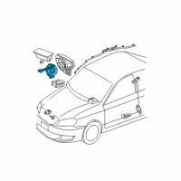 OEM 2005 Toyota Matrix Clock Spring Diagram - 84306-02110