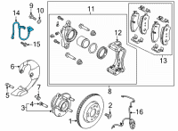 OEM 2022 Hyundai Ioniq 5 TUBE-CONNECTOR TO RR, LH Diagram - 58735-GI000