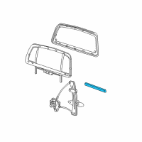 OEM 2005 Ford Explorer Sport Trac Lower Seal Diagram - 1L5Z-3540557-AA