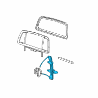 OEM 2001 Ford Explorer Sport Trac Regulator Diagram - 1L5Z-35422A08-AA