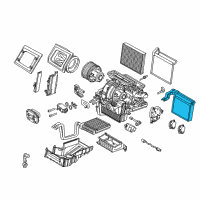 OEM Ford C-Max Evaporator Core Diagram - CV6Z-19850-B