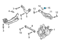 OEM 2019 Honda Insight Nut, Selflock 12MM Diagram - 90213-TBA-A00