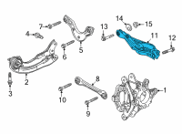 OEM 2022 Honda Civic ARM B, R- RR Diagram - 52350-T20-A00