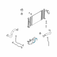 OEM 2012 Infiniti FX35 Hose-Reserve Tank Diagram - 21741-1CB0A