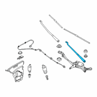 OEM 2018 BMW 740e xDrive WIPER ARM, DRIVER'S SIDE Diagram - 61-61-9-463-860