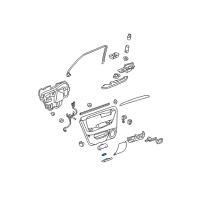 OEM 1996 Cadillac DeVille Bulb Diagram - 9437484