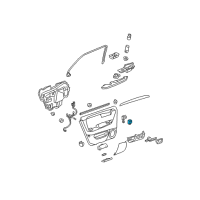 OEM 2006 Cadillac DTS Lumbar Switch Diagram - 15870614