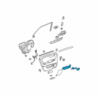 OEM 2011 Cadillac DTS Handle, Inside Diagram - 20825531