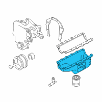 OEM 1993 Oldsmobile Cutlass Supreme Pan Asm-Oil Diagram - 12577511