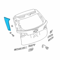 OEM 2021 Chevrolet Equinox Applique Diagram - 84406195