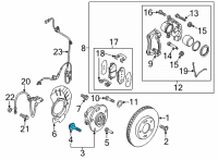 OEM Kia Optima Bolt-Hub Diagram - 5175207000