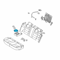 OEM 2011 Ford Taurus Cup Holder Diagram - 7E5Z-5413562-AD