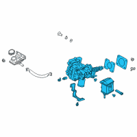 OEM Kia Niro EV Integrated Brake ACTUATION Diagram - 58500G5300