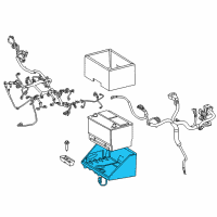 OEM 2016 Ram 1500 Tray-Battery Diagram - 68095940AF