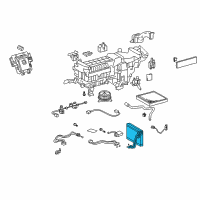 OEM 2008 Lexus LS600h Evaporator Sub-Assy (Rear) Diagram - 88501-50270