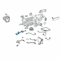 OEM Lexus LS600h Harness Assy, Air Conditioner, NO.2 Diagram - 82212-50100