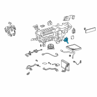 OEM 2007 Lexus LS460 Damper Servo Sub Assembly (For Exhaust Mode) Diagram - 87106-50460