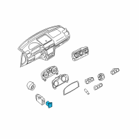 OEM Lincoln Trunk Lid Switch Diagram - 6H6Z-54432A38-AA