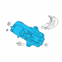 OEM Ford Transit Connect Starter Diagram - KV6Z-11002-A