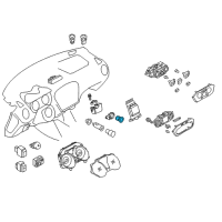 OEM 2015 Nissan Juke Switch Assy-Ignition Diagram - 25150-1HA2A