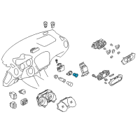 OEM 2013 Nissan Cube Switch Assy-Ignition Diagram - 25150-1HA2A