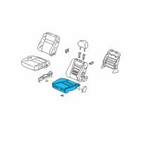 OEM 2003 Honda Accord Pad, Right Front Seat Cushion Diagram - 81137-SDN-A01