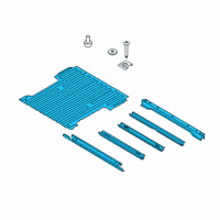 OEM Floor Pan Diagram - HC3Z-9811215-A