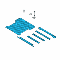OEM 2019 Ford F-250 Super Duty Floor Pan Diagram - HC3Z-9811215-A