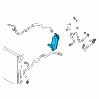 OEM 2017 BMW 330e Transmission Oil Cooler Diagram - 17-21-8-607-237