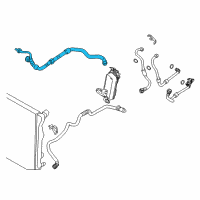 OEM BMW Return Coolant Hose Diagram - 17-12-8-740-117