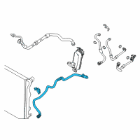 OEM 2017 BMW 330e Coolant Feed Line Diagram - 17-12-8-673-992