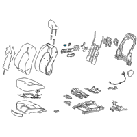 OEM 2020 Toyota Camry Seat Switch Knob Diagram - 84921-06200-B0