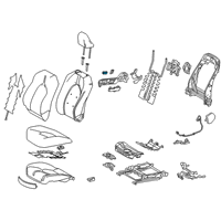 OEM 2021 Toyota Highlander Slide Knob Diagram - 84921-06200-E0