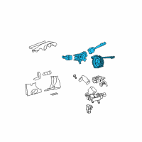 OEM 2008 Chevrolet Equinox Combo Switch Diagram - 15909254