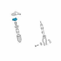 OEM 2010 Mercury Milan Upper Mount Diagram - 8E5Z-18183-A